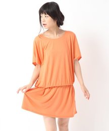 【GLOBAL WORK】カラフルカットワンピース