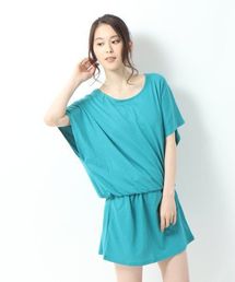 【GLOBAL WORK】カラフルカットワンピース