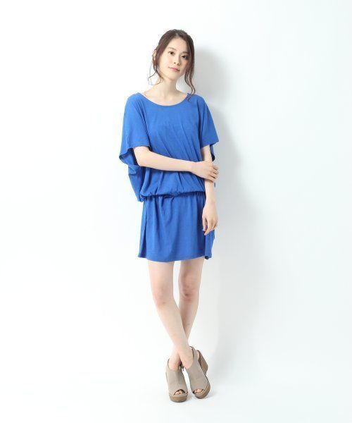 GLOBAL WORK(グローバルワーク)の「【GLOBAL WORK】カラフルカットワンピース(チュニック・レディース・ネイビー/グレー/レッド/ブラック/ブルー系その他/グリーン系その他/グリーン/イエロー/オレンジ・MEDIUM/52/LARGE)」の12枚目の写真