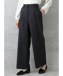 NATURAL BEAUTY BASIC | 【CanCam 11月号掲載】シルクネップワイドパンツ(その他パンツ)