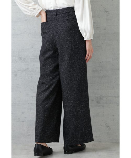 NATURAL BEAUTY BASIC（ナチュラルビューティーベーシック）の「【雑誌掲載】シルクネップワイドパンツ（その他パンツ・レディース・ブラック/グレー・SMALL/MEDIUM/X-SMALL）」の6枚目の写真