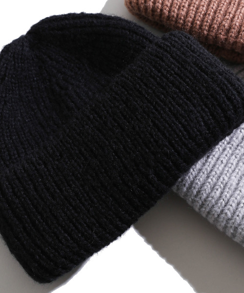 WEGO（ウィゴー）の「WEGO/モヘヤタッチニットキャップ（ニットキャップ/ビーニー・レディース・ブラック/グレー/ブラウン・FREE）」の2枚目の写真