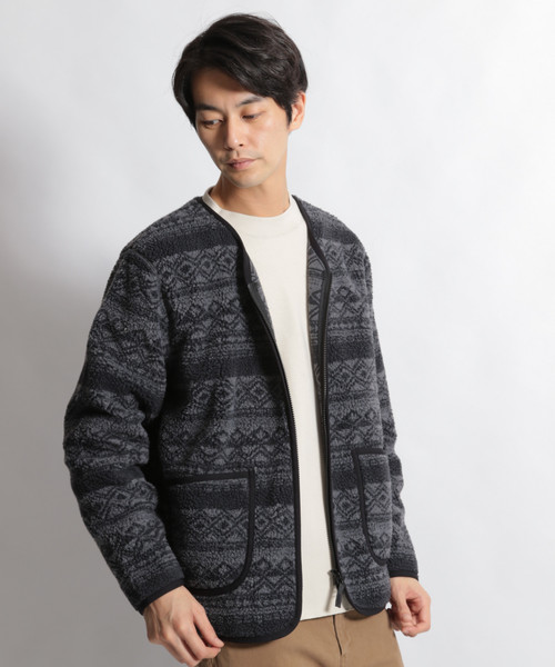 Niko And ニコアンド の ジャカードフリースカーディガン カーディガン ボレロ Wear