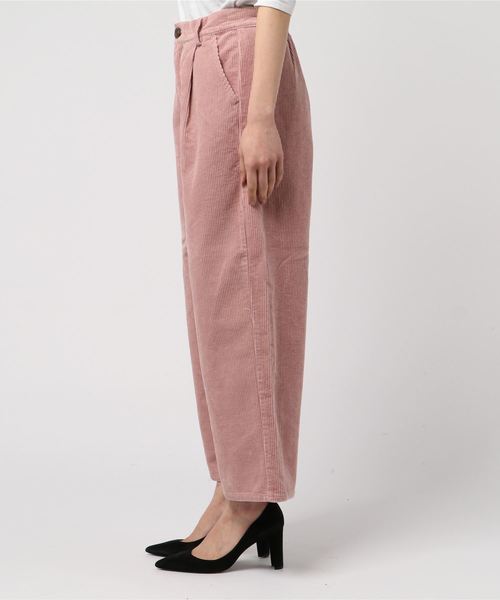 WEGO（ウィゴー）の「WEGO/コーデュロイストレートワイドパンツ（その他パンツ・レディース・ブラック/ブラウン/アイボリー/ライトピンク/ライトグレー・FREE）」の8枚目の写真