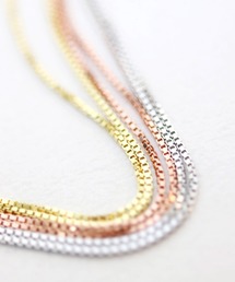 florist（フローリスト）の「【silver925】ベネチアンチェーンシンプルショートネックレス（ネックレス）」