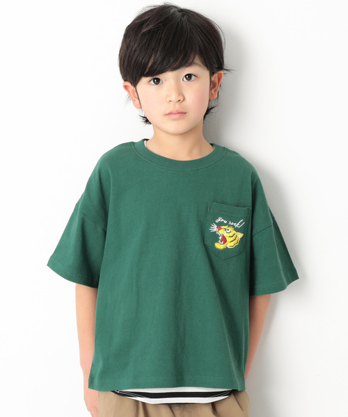 devirock（デビロック）の「ロング丈タンクトップ（タンクトップ・キッズ・ホワイト/ブラック×ホワイト・110cm/100cm/120cm/130cm/140cm/150cm/160cm）」の4枚目の写真