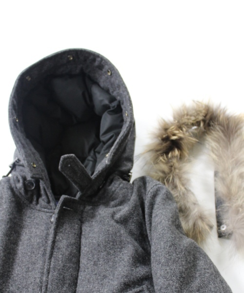 JOURNAL STANDARD(ジャーナルスタンダード)の「★ツイードダウンミリタリーパーカー # (ダウンジャケット/コート・メンズ・ネイビー/グレー/カーキ・SMALL/MEDIUM/LARGE)」の16枚目の写真