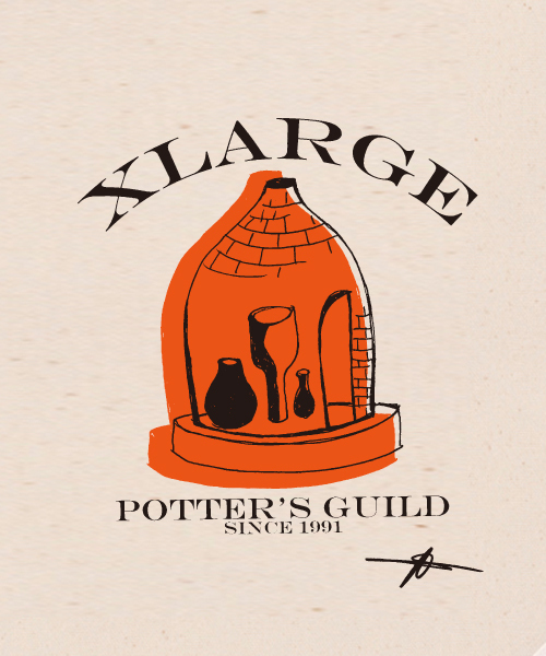 XLARGE（エクストララージ）の「ADAM SILVERMAN TOTE BAG A（トートバッグ・メンズ・ホワイト・ONE SIZE）」の2枚目の写真