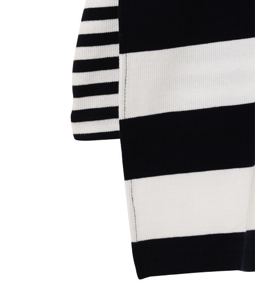 Candy Stripper（キャンディストリッパー）の「BORDER ON ボータートップス（Tシャツ/カットソー・レディース・ブラック/ネイビー/グレー/ブラック系その他・2）」の12枚目の写真