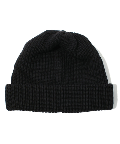 BEAUTY&YOUTH UNITED ARROWS(ビューティーアンドユースユナイテッドアローズ)の「BY ベーシック ニットキャップ made in Italy/ニット帽◆§(ニットキャップ/ビーニー・メンズ・ブラック/グレー/ダークブラウン/ネイビー・フリー)」の5枚目の写真