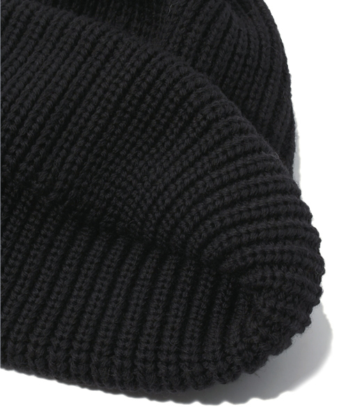 BEAUTY&YOUTH UNITED ARROWS(ビューティーアンドユースユナイテッドアローズ)の「BY ベーシック ニットキャップ made in Italy/ニット帽◆§(ニットキャップ/ビーニー・メンズ・ブラック/グレー/ダークブラウン/ネイビー・フリー)」の6枚目の写真