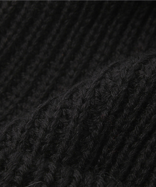 BEAUTY&YOUTH UNITED ARROWS(ビューティーアンドユースユナイテッドアローズ)の「BY ベーシック ニットキャップ made in Italy/ニット帽◆§(ニットキャップ/ビーニー・メンズ・ブラック/グレー/ダークブラウン/ネイビー・フリー)」の7枚目の写真