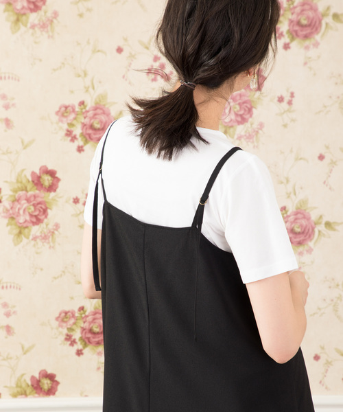 Petit Honfleur(プチオンフルール)の「キャミワンピース(ワンピース・レディース・ブラック/ネイビー・9号/11号)」の15枚目の写真