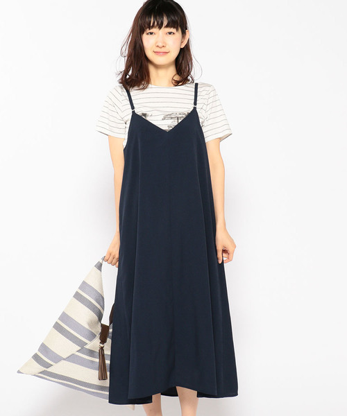 Petit Honfleur(プチオンフルール)の「キャミワンピース(ワンピース・レディース・ブラック/ネイビー・9号/11号)」の21枚目の写真