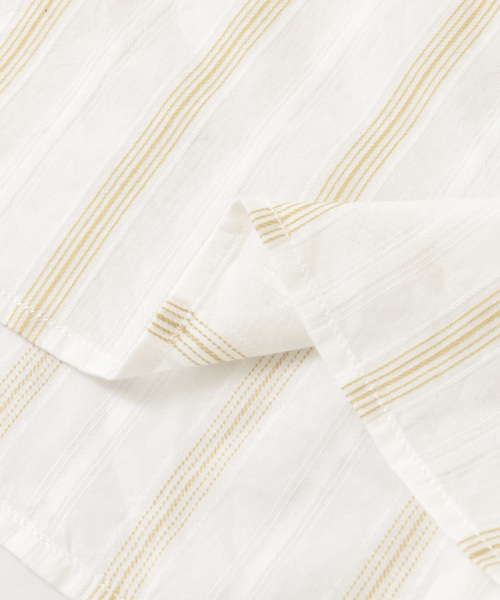 URBAN RESEARCH DOORS（アーバンリサーチドアーズ）の「ストライプコクーンシャツ∴（シャツ/ブラウス・レディース・ブルー/キャメル・ONE）」の14枚目の写真