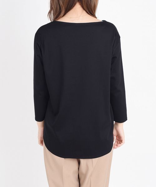 SHIPS（シップス）の「ALBINI: キーネックプルオーバー（Tシャツ/カットソー・レディース・ブラック/ピンク/ベージュ系その他・ONE SIZE）」の18枚目の写真
