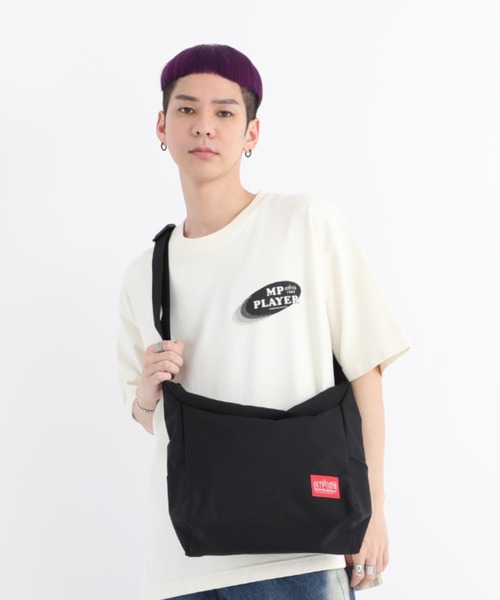 Manhattan Portage(マンハッタンポーテージ)の「Bed-Stuy Shoulder Bag(ショルダーバッグ・メンズ・ブラック・S)」の13枚目の写真