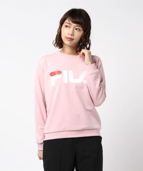 FILA（フィラ）の「フィラ FILA  スウェットトレーナー（スウェット・レディース・ライトグレー/ネイビー/ピンク・S/M/L/XL）」の3枚目の写真