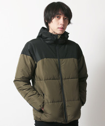 タフタ 切替 中綿 ジャケット