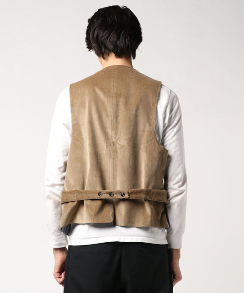 SHIPS(シップス)の「MAN1924: TAILORING ネイビー ソリッド ベスト(ベスト・メンズ・ネイビー・MEDIUM/LARGE)」の4枚目の写真
