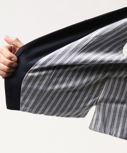 SHIPS(シップス)の「MAN1924: TAILORING ネイビー ソリッド ベスト(ベスト・メンズ・ネイビー・MEDIUM/LARGE)」の3枚目の写真