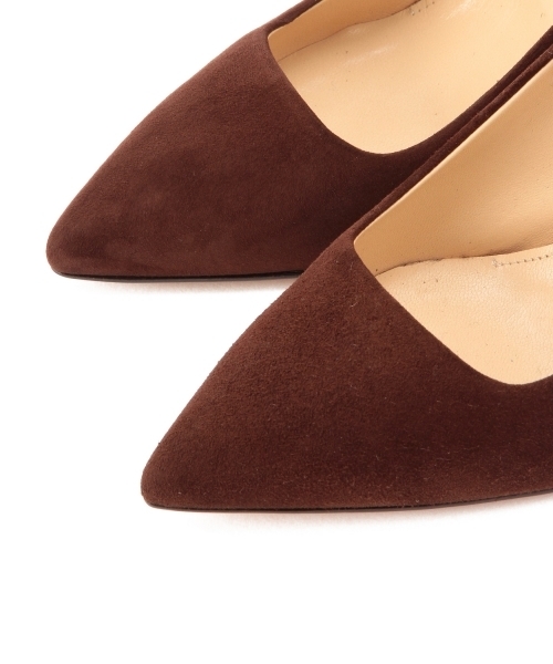 PELLICO（ペリーコ）の「PELLICO / ポインテッドトゥ スエード パンプス（パンプス・レディース・ネイビー/ブラウン・35.5/36/38/36.5/38.5/37.5/37）」の4枚目の写真