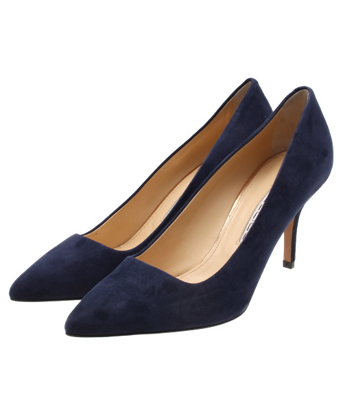 PELLICO（ペリーコ）の「PELLICO / ポインテッドトゥ スエード パンプス（パンプス・レディース・ネイビー/ブラウン・35.5/36/38/36.5/38.5/37.5/37）」の2枚目の写真