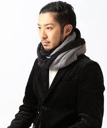 BEAMS | ◎BEAMS / 2トーン フリース スヌード(ストール/ショール)