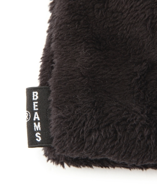 BEAMS（ビームス）の「◎BEAMS / 2トーン フリース スヌード（ストール/ショール・メンズ・ナチュラル/ブラック/ネイビー・ONE SIZE）」の12枚目の写真