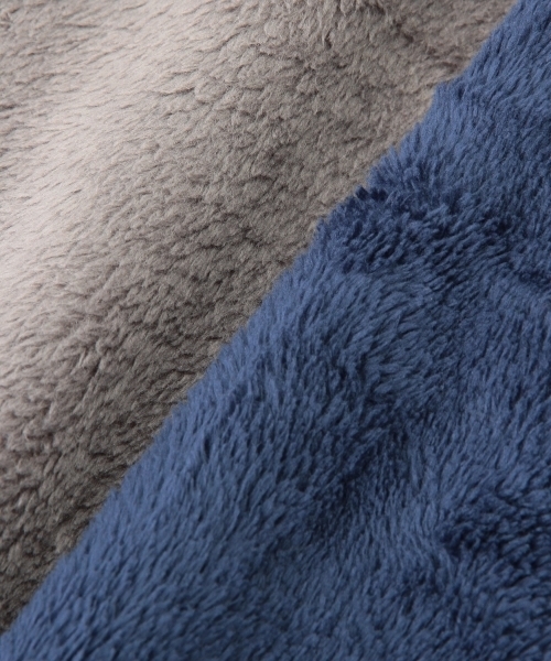 BEAMS（ビームス）の「◎BEAMS / 2トーン フリース スヌード（ストール/ショール・メンズ・ナチュラル/ブラック/ネイビー・ONE SIZE）」の14枚目の写真