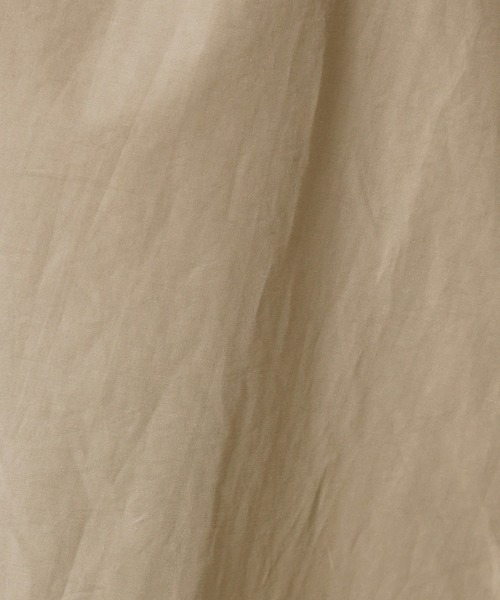 n'ee-ne(ネーネ)の「撥水ロング丈フードコート(トレンチコート・レディース・ネイビー/カーキ/グレイッシュベージュ/ダークベージュ/ライトベージュ・L/M)」の12枚目の写真