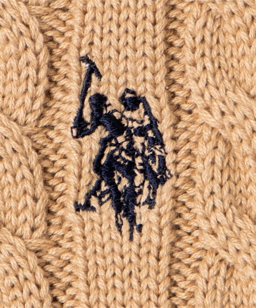 U.S. POLO ASSN.（ユーエスポロアッスン）の「∴WEGO/U.S. POLO ASSN.別注チルデンベスト（ベスト・レディース・ベージュ/オフホワイト/グリーン/アイボリー/ベージュ系その他・FREE）」の22枚目の写真