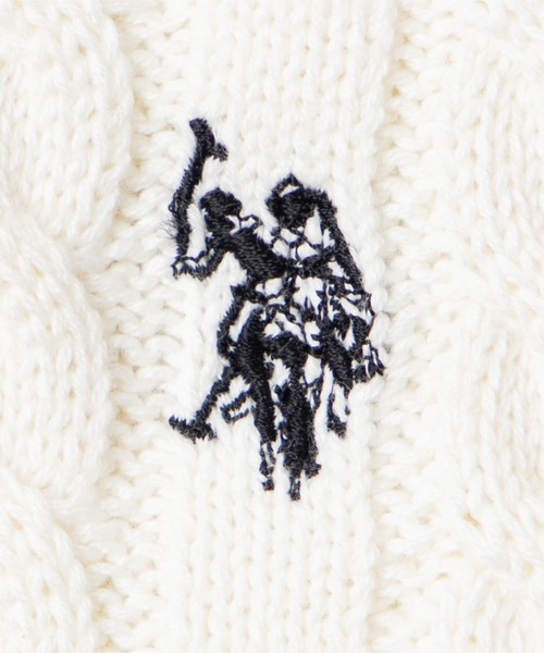 U.S. POLO ASSN.（ユーエスポロアッスン）の「∴WEGO/U.S. POLO ASSN.別注チルデンベスト（ベスト・レディース・ベージュ/オフホワイト/グリーン/アイボリー/ベージュ系その他・FREE）」の12枚目の写真