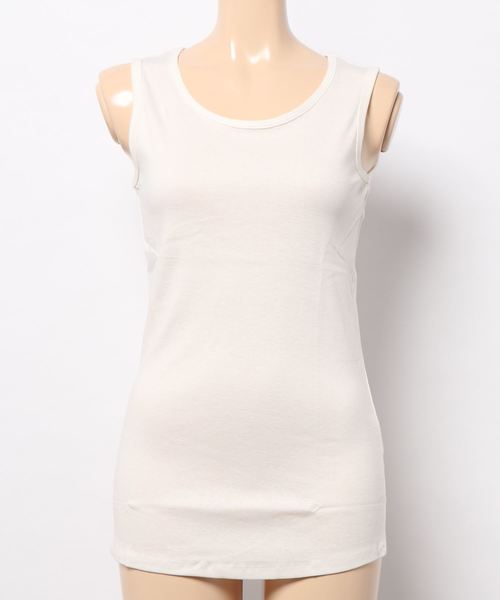 DONOBAN（ドノバン）の「コットンフライスタンクトップ（タンクトップ・レディース・ブラック/ホワイト/チャコールグレー/ネイビー/カーキ/杢グレー/グレイッシュベージュ・LL/M/L/4L/3L）」の12枚目の写真