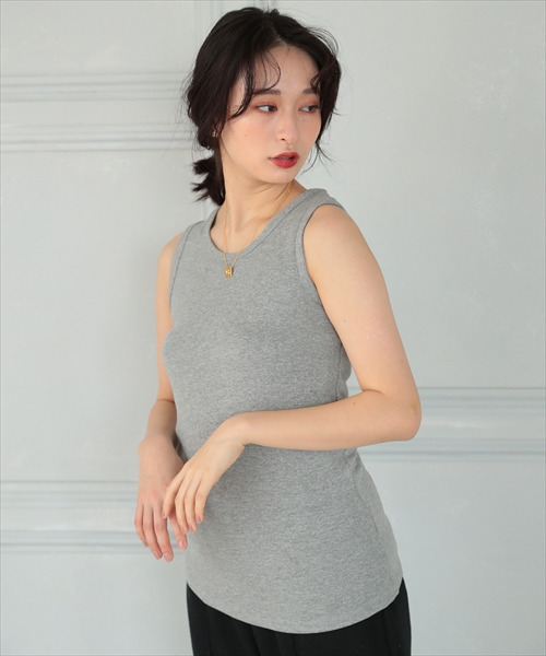 DONOBAN（ドノバン）の「コットンフライスタンクトップ（タンクトップ・レディース・ブラック/ホワイト/チャコールグレー/ネイビー/カーキ/杢グレー/グレイッシュベージュ・LL/M/L/4L/3L）」の20枚目の写真