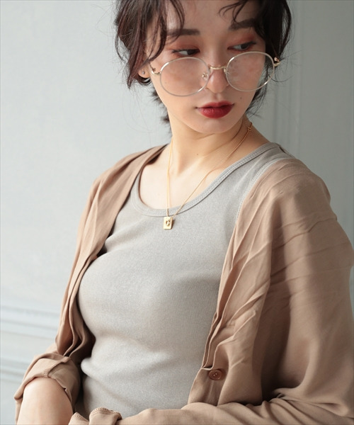 DONOBAN（ドノバン）の「コットンフライスタンクトップ（タンクトップ・レディース・ブラック/ホワイト/チャコールグレー/ネイビー/カーキ/杢グレー/グレイッシュベージュ・LL/M/L/4L/3L）」の19枚目の写真