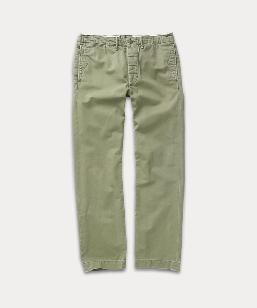 希少美品✨RRL ダブルアールエル Officer Chino スリムチノパン コットン オフィサーズ チノ（チノパンツ）｜RRL（ダブル アール