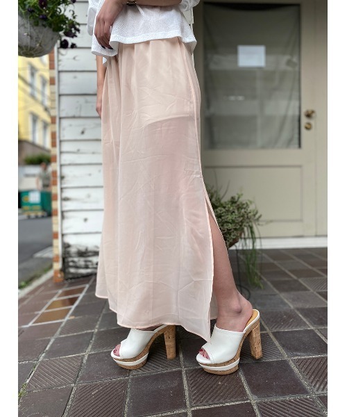 one way(ワンウェイ)の「無地エアリーPT(その他パンツ・レディース・ブラック/ベージュ・FREE)」の5枚目の写真