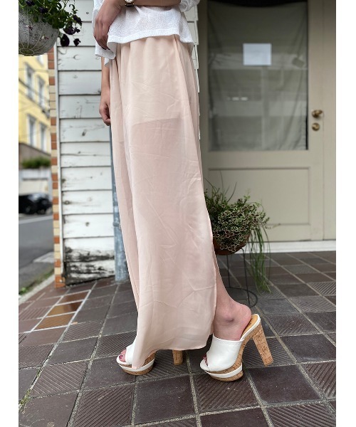 one way(ワンウェイ)の「無地エアリーPT(その他パンツ・レディース・ブラック/ベージュ・FREE)」の6枚目の写真