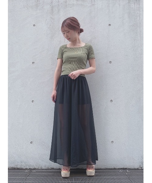 one way(ワンウェイ)の「無地エアリーPT(その他パンツ・レディース・ブラック/ベージュ・FREE)」の10枚目の写真