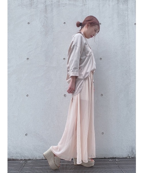 one way(ワンウェイ)の「無地エアリーPT(その他パンツ・レディース・ブラック/ベージュ・FREE)」の11枚目の写真