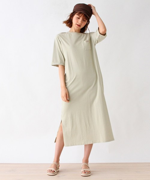 ハローキティコラボ(ハローキティコラボ)の「Lee(R)×Kitty ポケットカットソーワンピース(ワンピース・レディース・ブラック/ベージュ/ライトグリーン・02/03)」の8枚目の写真