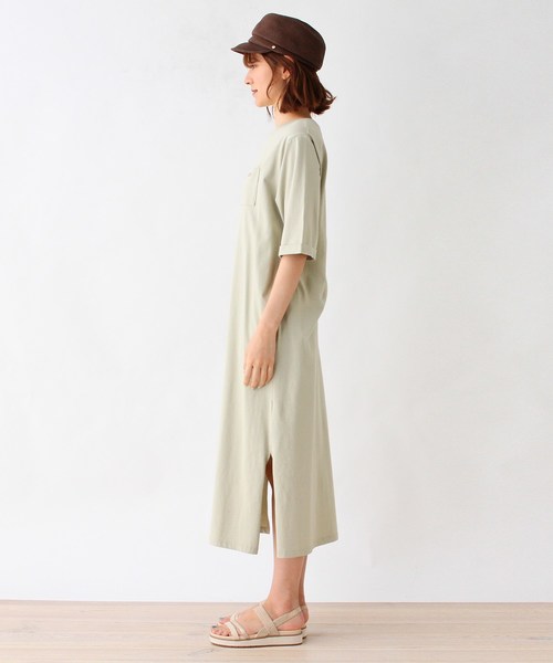 ハローキティコラボ(ハローキティコラボ)の「Lee(R)×Kitty ポケットカットソーワンピース(ワンピース・レディース・ブラック/ベージュ/ライトグリーン・02/03)」の9枚目の写真