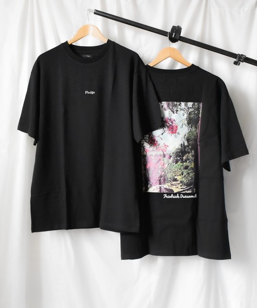Pledge（プレッジ）の「【Bl】【pledge】ビッグシルエット　バックプリントＴシャツ（Tシャツ/カットソー・レディース・ブラック系その他5/ブラック系その他6/ホワイト系その他4/ホワイト系その他5/ホワイト系その他6/ブラック系その他2/ブラック系その他3/ブラック系その他4/ホワイト系その他/ブラック系その他/ホワイト系その他2/ホワイト系その他3・LARGE/MEDIUM）」の9枚目の写真