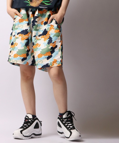 Lrg カラフル迷彩柄 総柄 Lrg エルアールジー のその他パンツ Lrg エルアールジー のファッション ショーツ Lrg J6005 を購入できます Funalive ショーツ その他パンツ Lrg ショートパンツ
