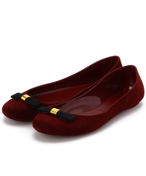 FREE FISH（フリーフィッシュ）の「FREEFISH Rayprint/flocky（レインシューズ・レディース・ブラック/ネイビー/グレー/ワインレッド・38/39/36/37）」の7枚目の写真