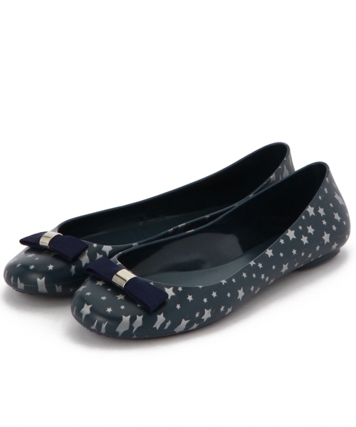 FREE FISH（フリーフィッシュ）の「FREEFISH Rayprint/flocky（レインシューズ・レディース・ブラック/ネイビー/グレー/ワインレッド・38/39/36/37）」の19枚目の写真