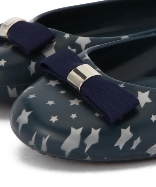 FREE FISH（フリーフィッシュ）の「FREEFISH Rayprint/flocky（レインシューズ・レディース・ブラック/ネイビー/グレー/ワインレッド・38/39/36/37）」の18枚目の写真