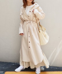 Riberry | フラップポケットロングシャツジャケット(シャツ/ブラウス)