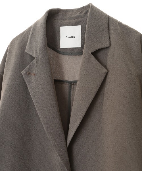 banyumi　クラネ　BACK FRILL DOUBLE COAT CLANE（クラネ）の「【CLANE】BACK FRILL TRENCH COAT 16101